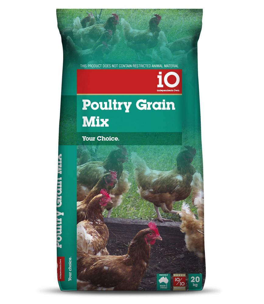 IO POULTRY GRAIN MIX 20KG - Agfert Fertilizers | Animal Health ...